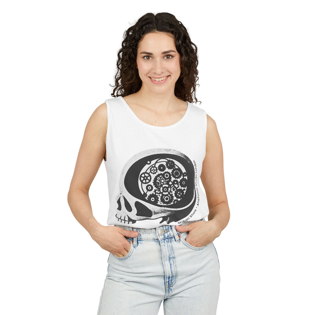 Offical Shibari Store x Anatomie Studio Skull Logo - Unisex Tank Top