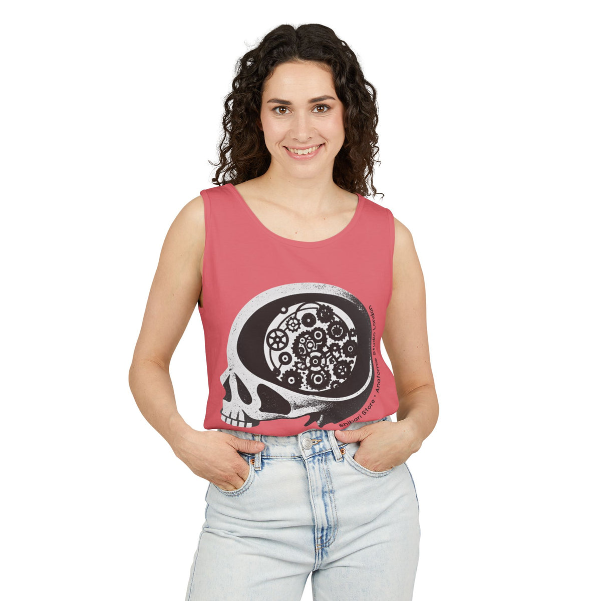 Offical Shibari Store x Anatomie Studio Skull Logo - Unisex Tank Top