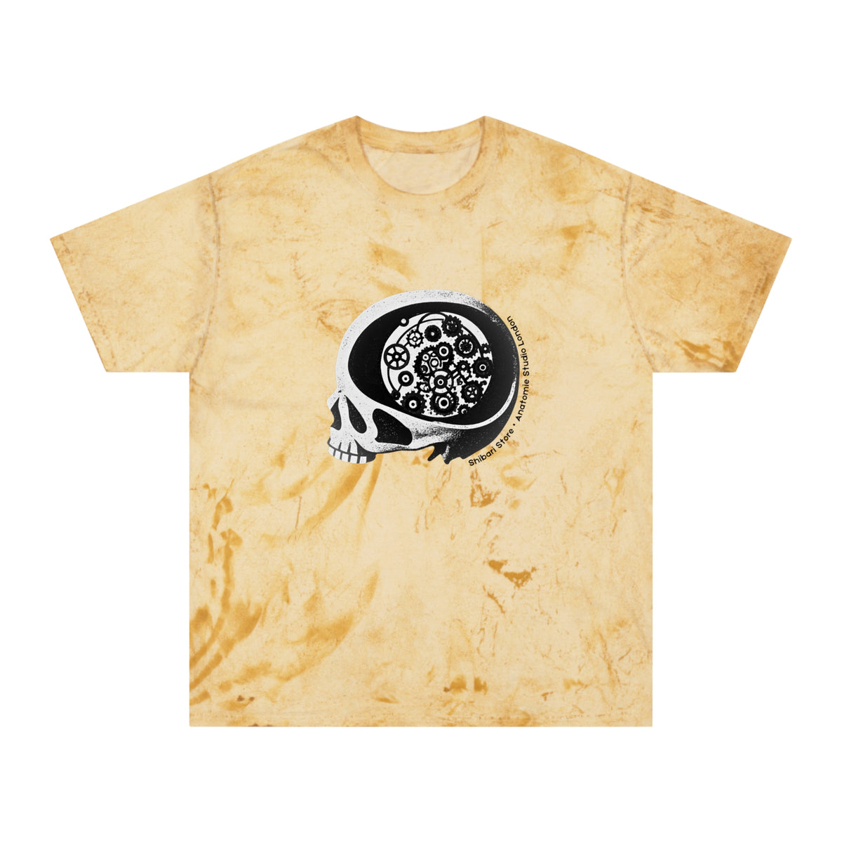 Official Shibari Store x Anatomie Studio Skull Logo - Tie-Dye Unisex Tee