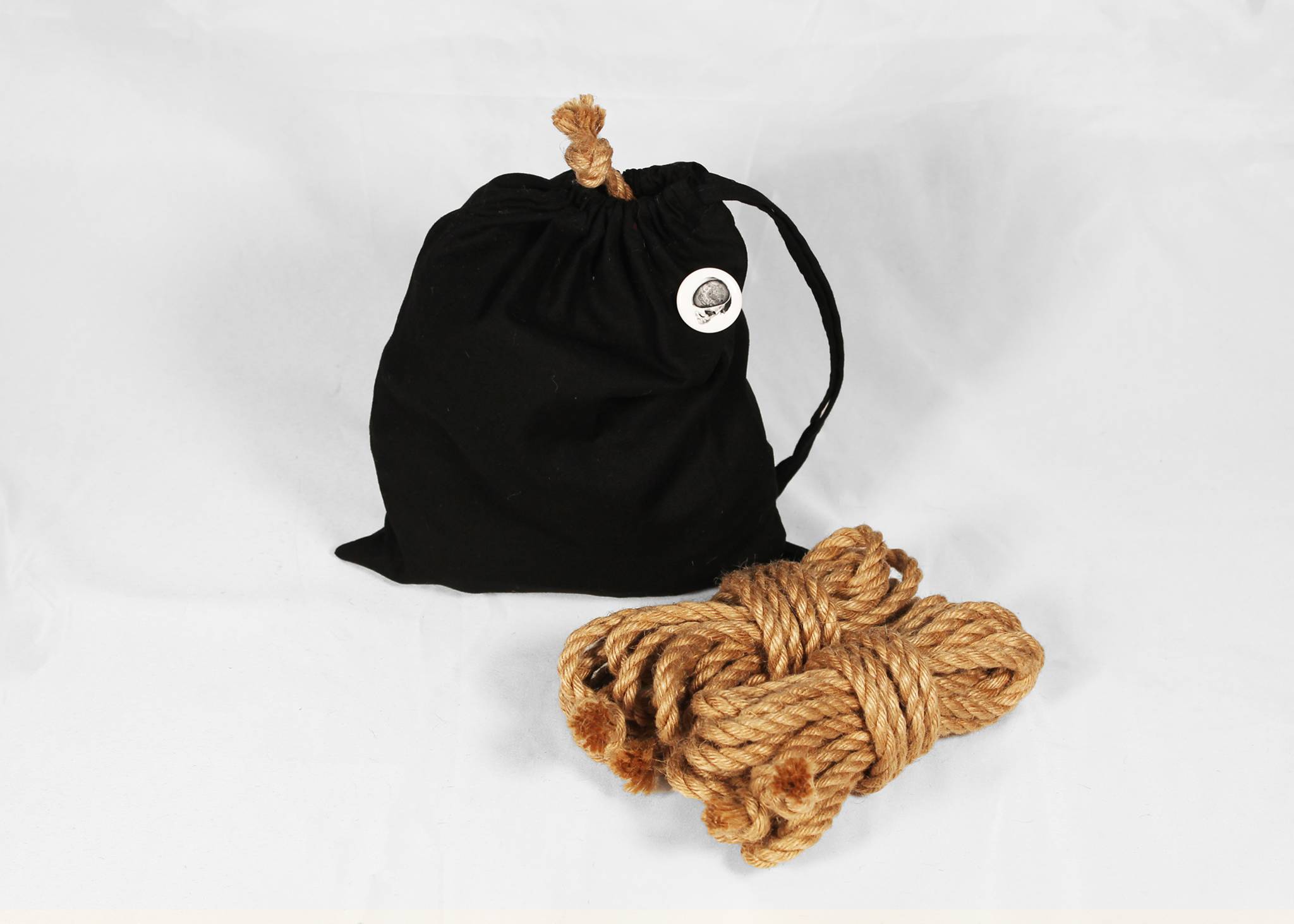 Bag O' Bits • short jute ropes for finishing ties