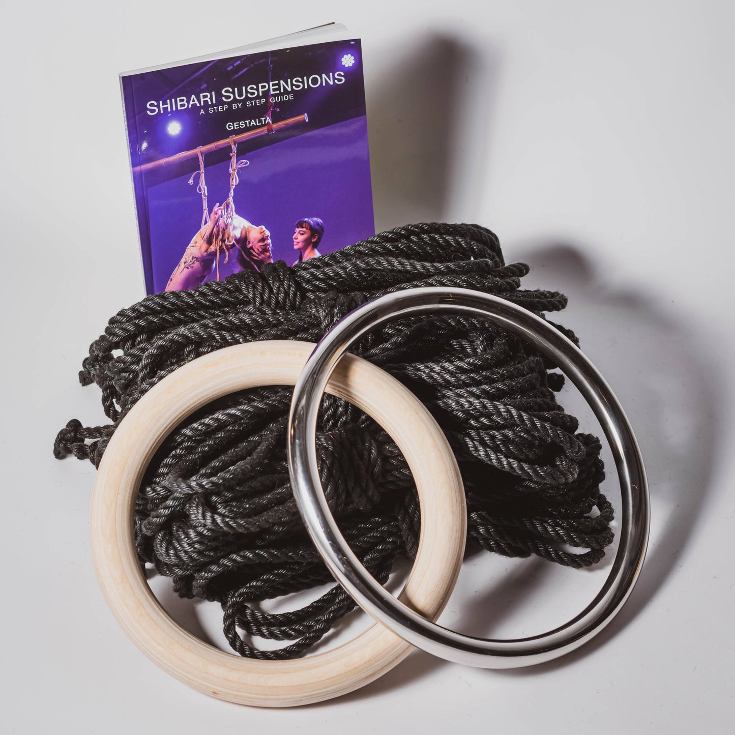 Air Time Kit Shibari Rope Kit Black 