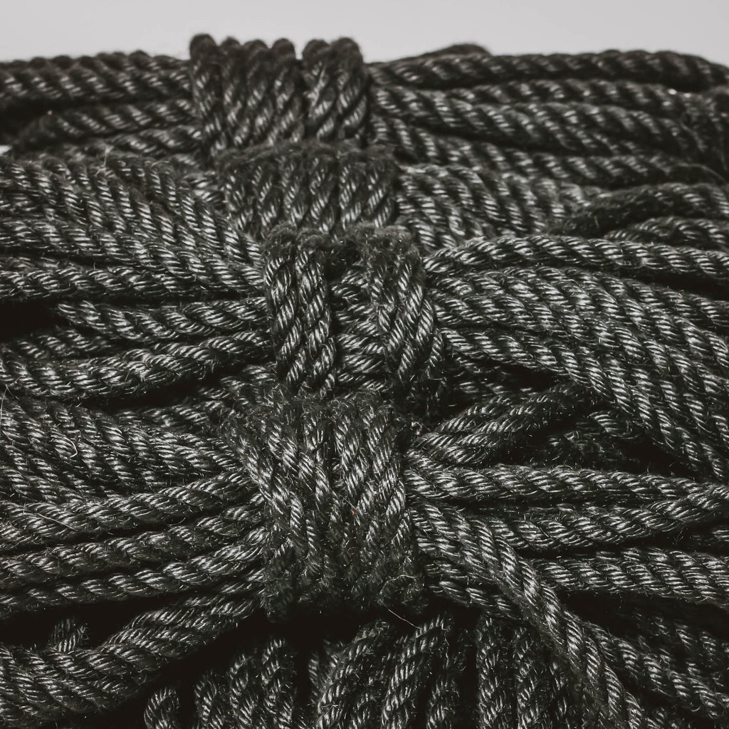 Black rope (treated, 6mm) Shibari Rope 